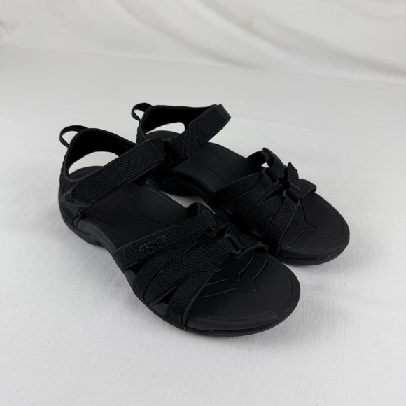 Teva Tirra Strappy Black Athletic Comfort Trail Water Sandals Size 7   4266‎ - Picture 4 of 15